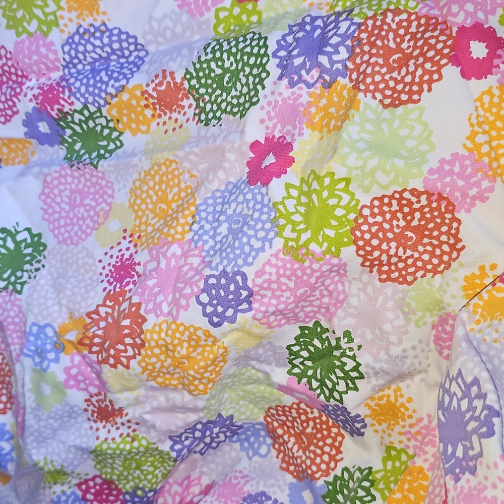 Ikea renate slinga pillow cases 100% cotton floral multicolored 2pc